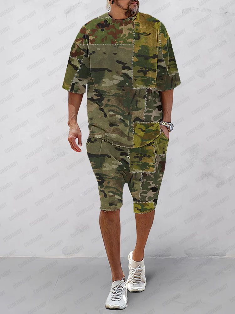 Athleisure Camo Print 2-Piece Set - Image 3