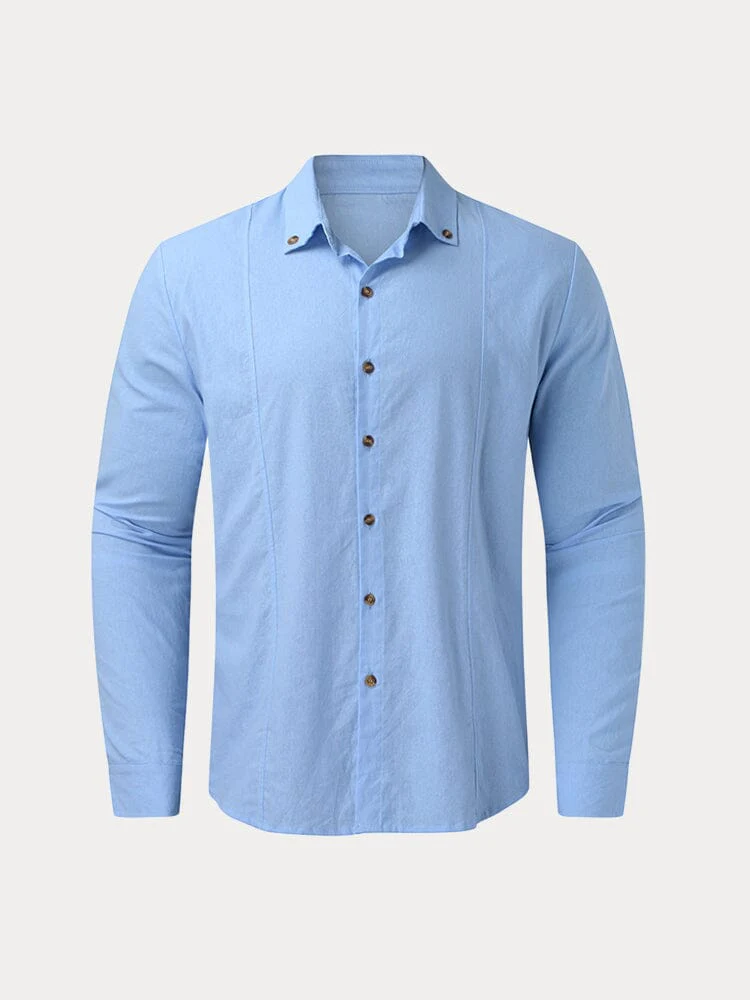 Basic 100% Cotton Button Shirt - Image 8