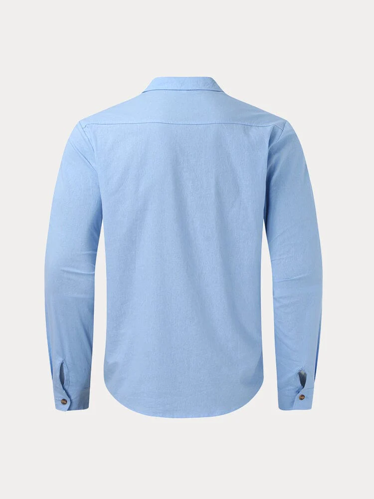 Basic 100% Cotton Button Shirt - Image 9