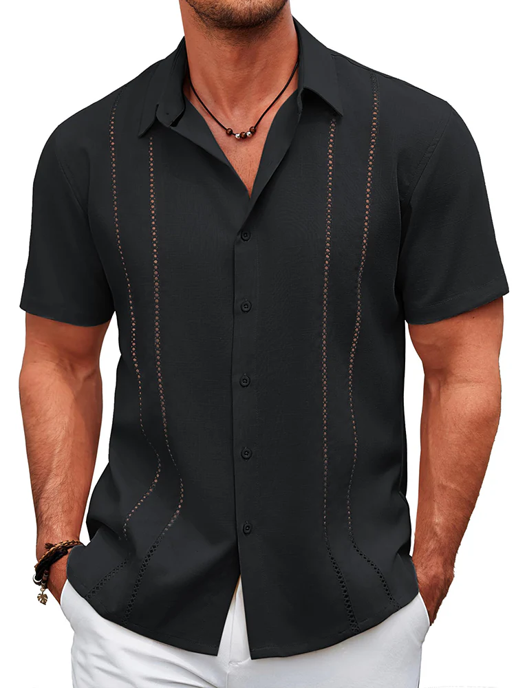 Casual Cuban Guayabera Shirt (US Only) - Image 10