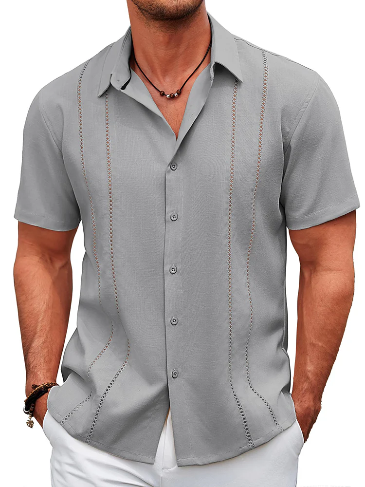 Casual Cuban Guayabera Shirt (US Only) - Image 11