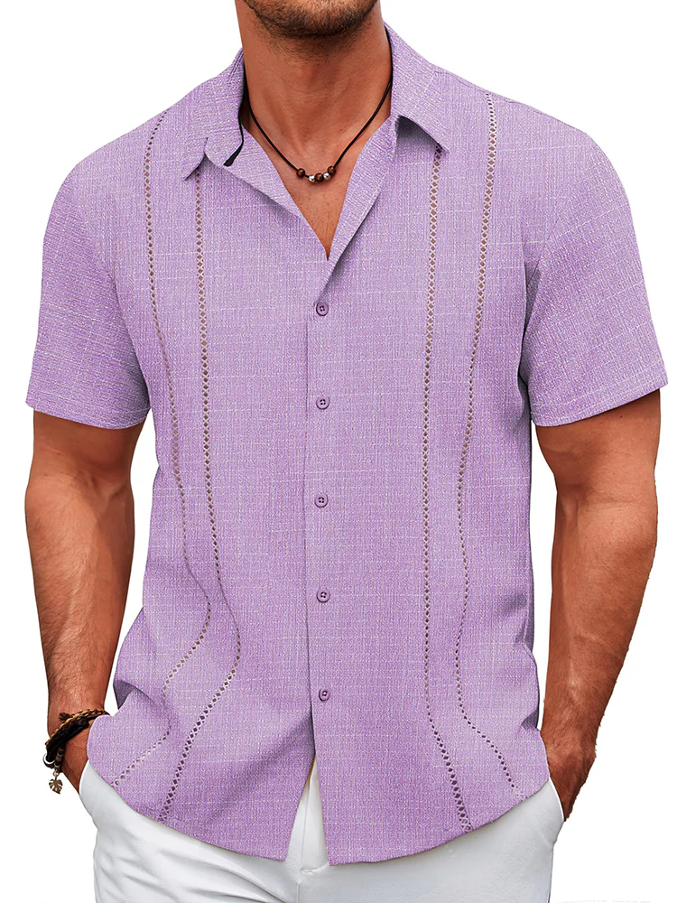 Casual Cuban Guayabera Shirt (US Only) - Image 12