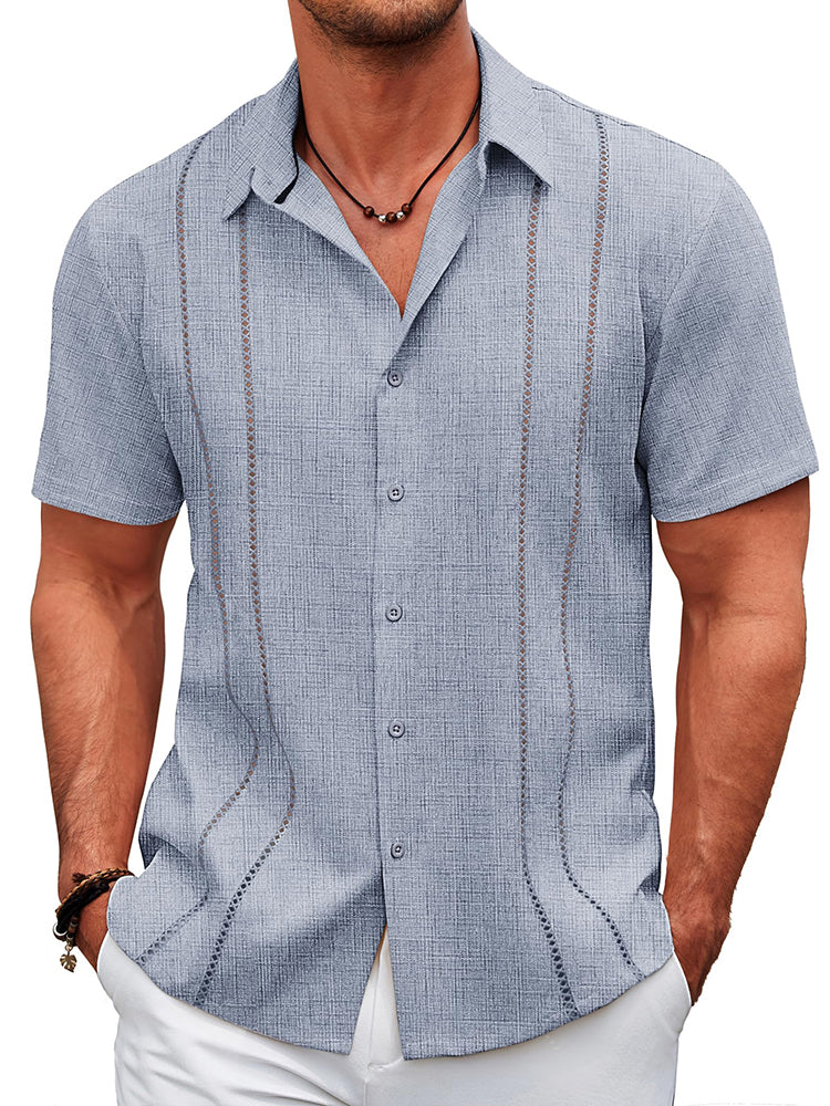 Casual Cuban Guayabera Shirt (US Only) - Image 14