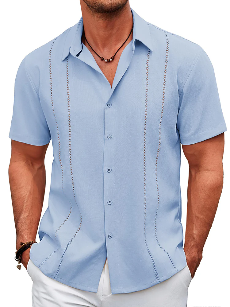 Casual Cuban Guayabera Shirt (US Only) - Image 3