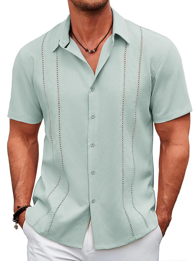 Casual Cuban Guayabera Shirt (US Only) - Image 4