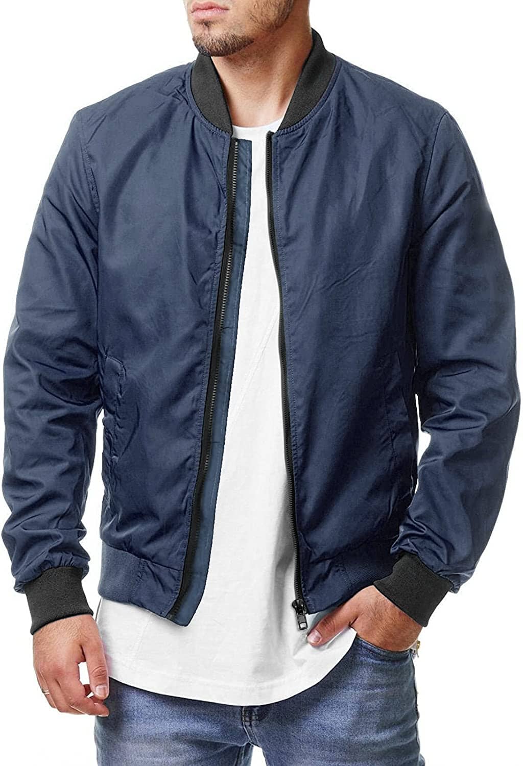 Casual Soft Shell Flight Windbreaker Coat (US Only) - Image 12