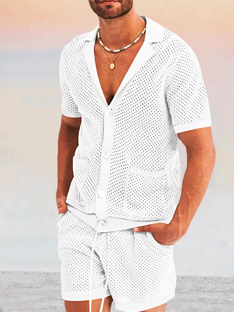 Casual Breathable Mesh Set - Image 5