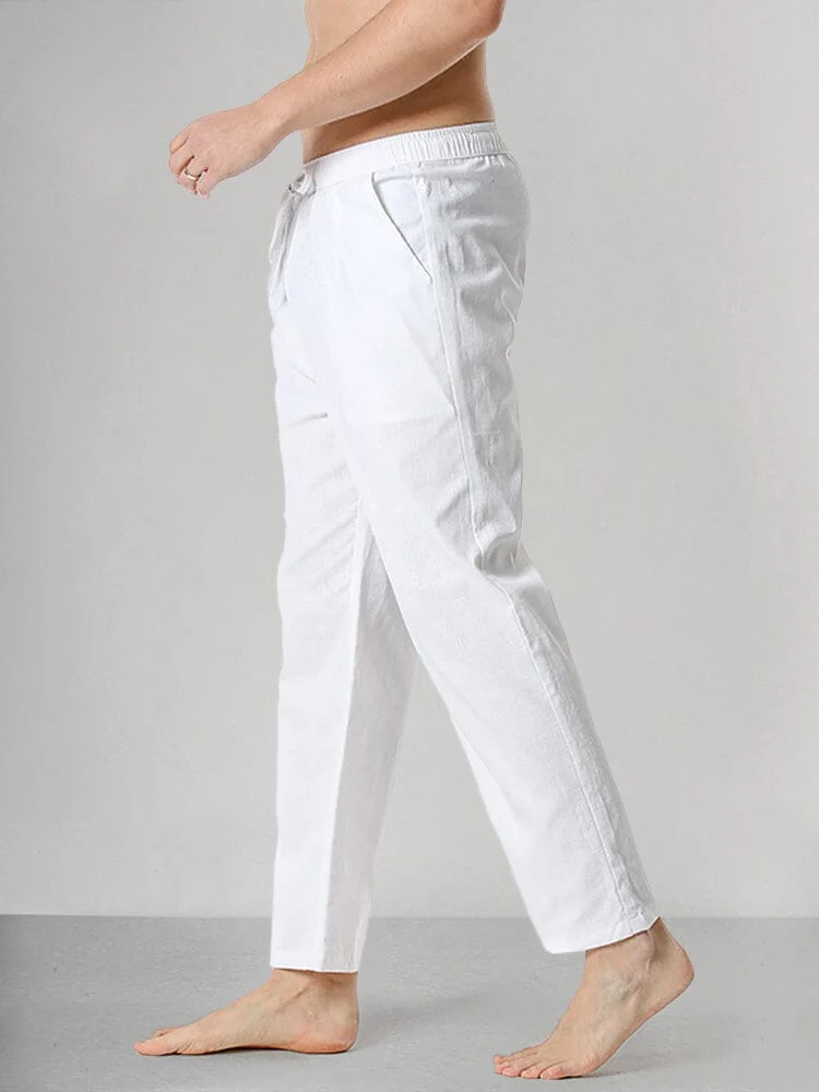 Casual Cotton Linen Pants - Image 7