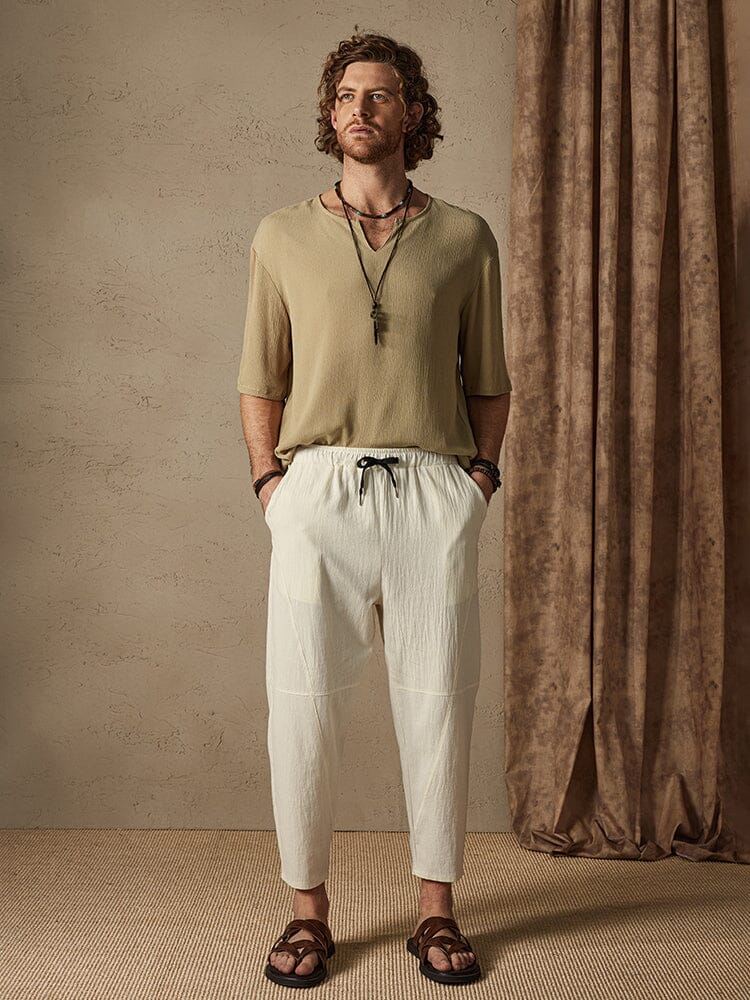 Cotton Solid Color Cozy Shirt - Image 6