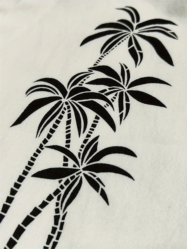 Relaxed Fit Coconut Tree Print Pants - Image 5