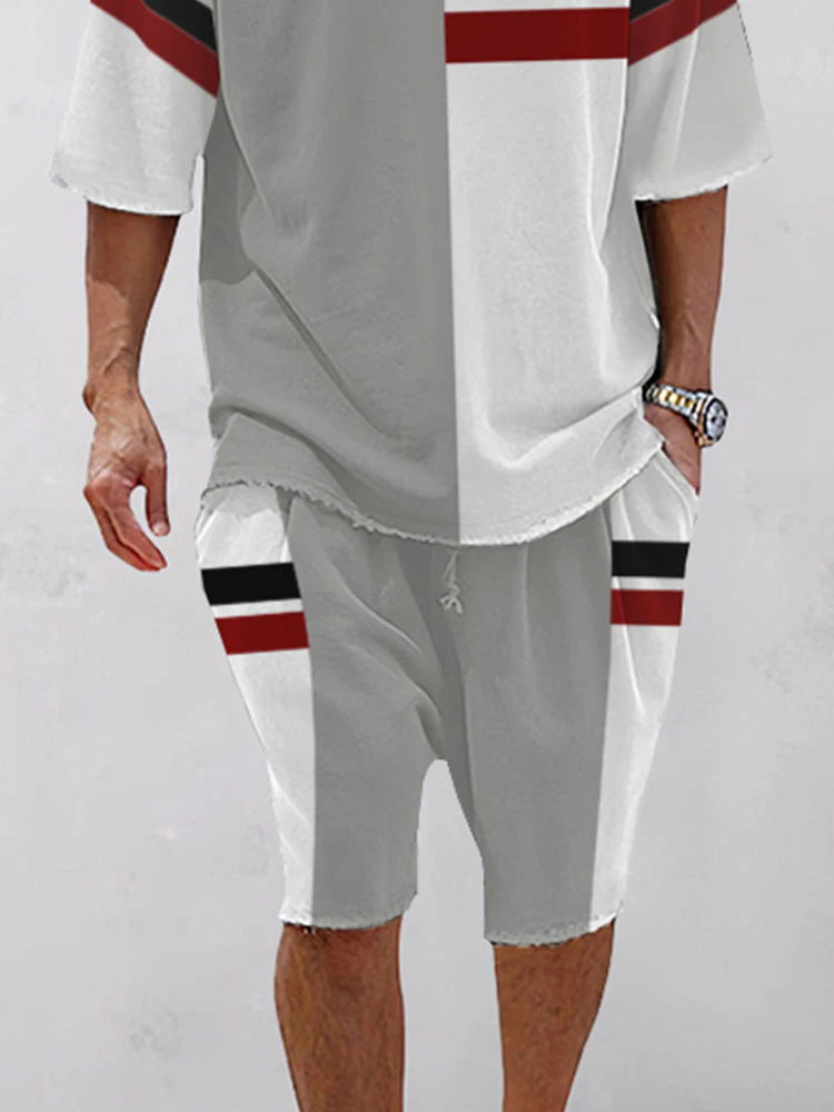 Trendy Color Block Athleisure Set - Image 24