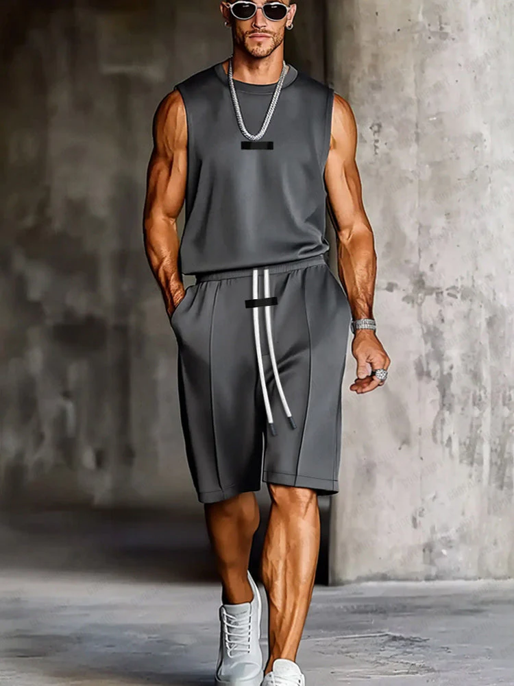 Urban Athletic Tank Top Shorts Set - Image 9